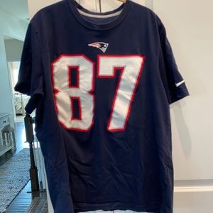 Nike regular fit Gronkowski Patriots Tshirt XL